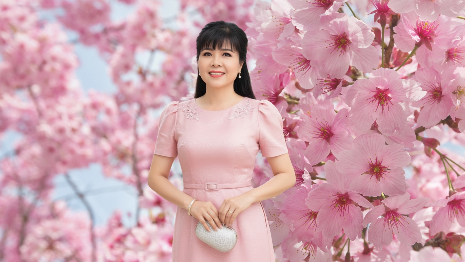 Đầm hồng